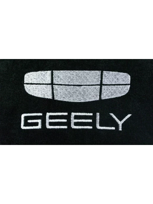 Dekos Подушка с вышивкой для автомобиля Geely, черный, фото 4