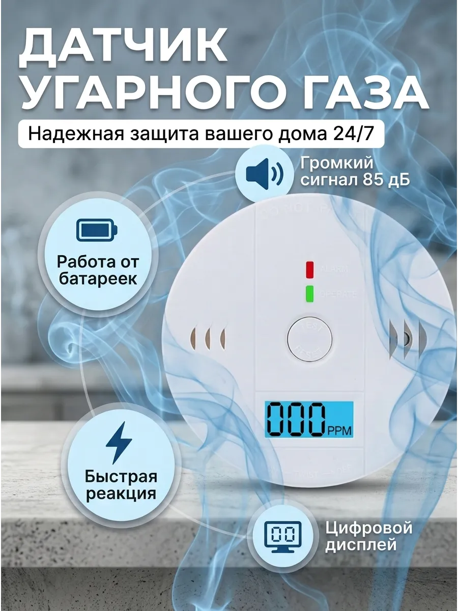 Датчик угарного газа