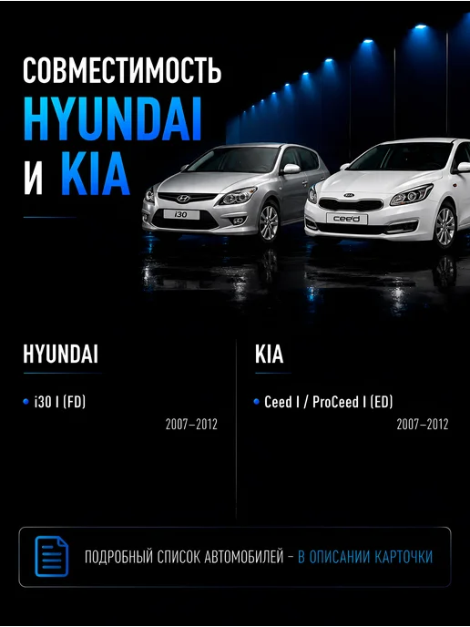 DASHIWA Фильтр салонный для HYUNDAI i30, KIA Ceed 1, вариант, фото 2