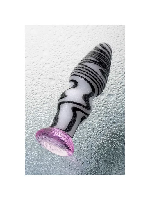 Sexus Glass Анальная втулка, стекло, 12,5 см, черный, фото 7