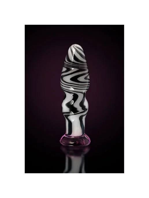 Sexus Glass Анальная втулка, стекло, 12,5 см, черный, фото 8