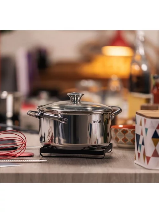 Tefal Кастрюля со стеклянной крышкой Cook Eat, 18 см, 2,2 л, 3,1 л, фото 8