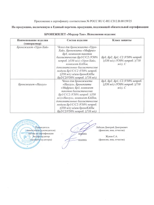 Mordor Tac. Баллистическая защита шеи на бронежилет мох "Ворот"+СВМПЭ, зеленый, фото 7