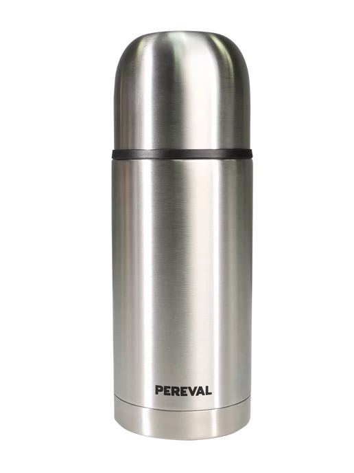 Pereval Термос 0,5 литра HB-500-5 для кофе и чая, серый