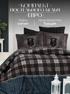 Постельное белье евро FIRST CHOICE 204952540 купить за 8 730 ₽ в интернет-магазине Wildberries