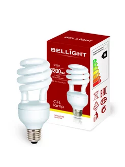 Лампа КЛЛ Bellight 230-23Вт Е27 2700К,1шт BELLIGHT 205005895 купить за 252 ₽ в интернет-магазине Wildberries