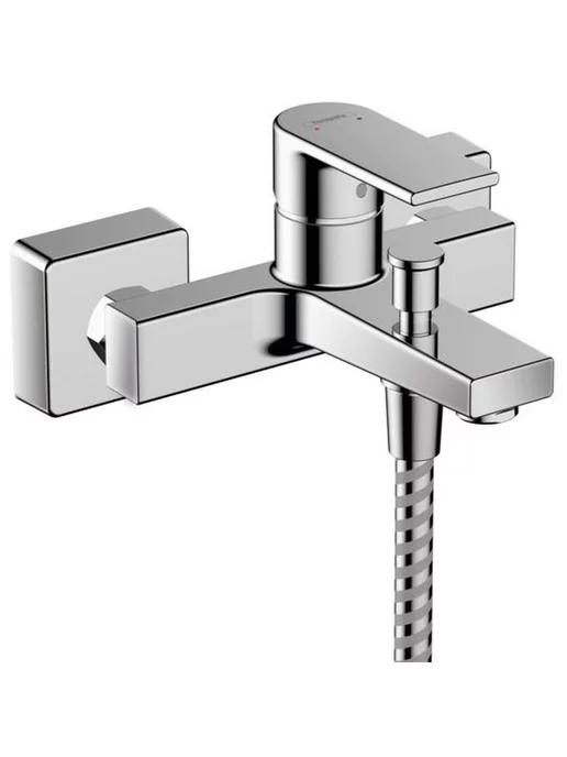 hansgrohe Смеситель для ванны Vernis Shape ВМ 71450000 хром, серый
