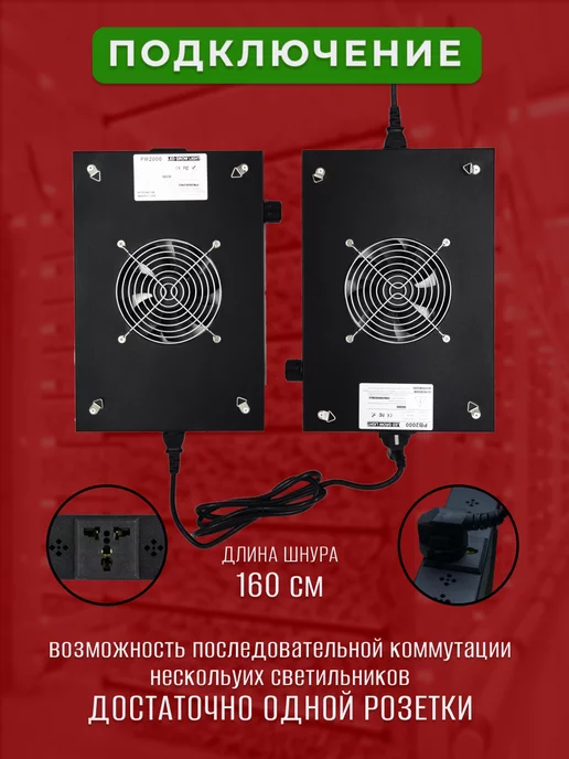 Growidea Фитолампа для растений quantum board 200вт, 200 Вт, фото 3