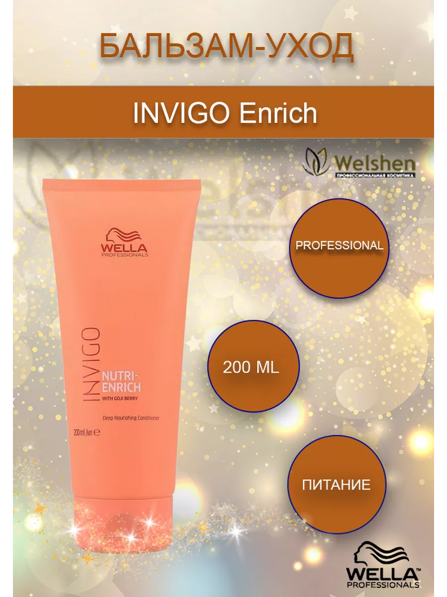 Питательный бальзам-уход INVIGO Enrich, 200мл