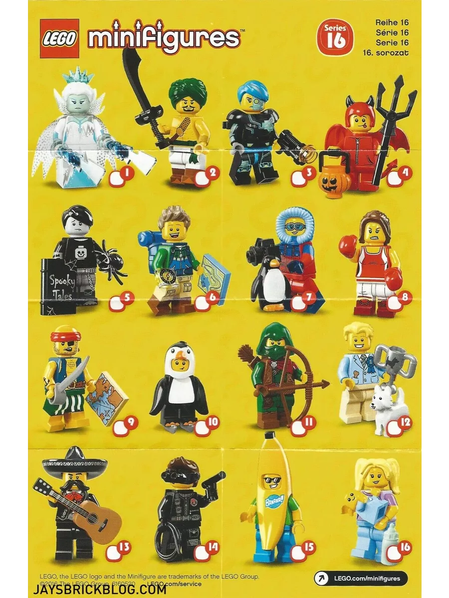 Lego serie 16 on sale