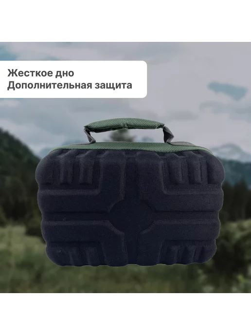 Riverzone Сумка Case for coils Bag jacquard для катушек, черный, фото 3