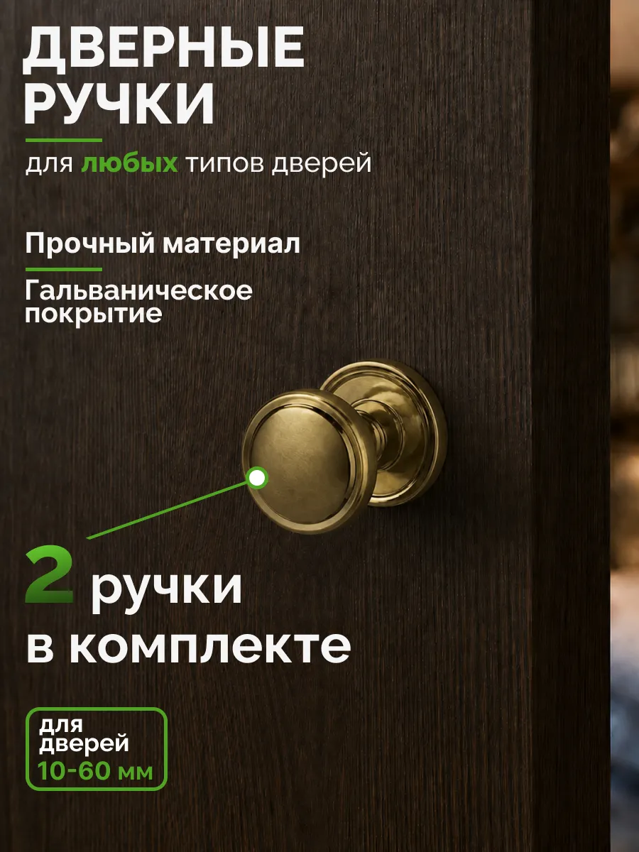 Ручка дверная межкомнатная на винте