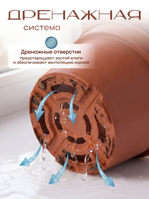Botanica. Горшки для рассады пластиковые 10 шт по 0,2 л, 50 шт, 400 мл, фото 4