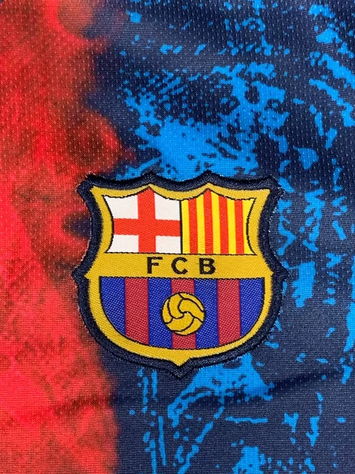 Real Football Футбольная форма Барселона Месси с гетрами, синий, фото 5
