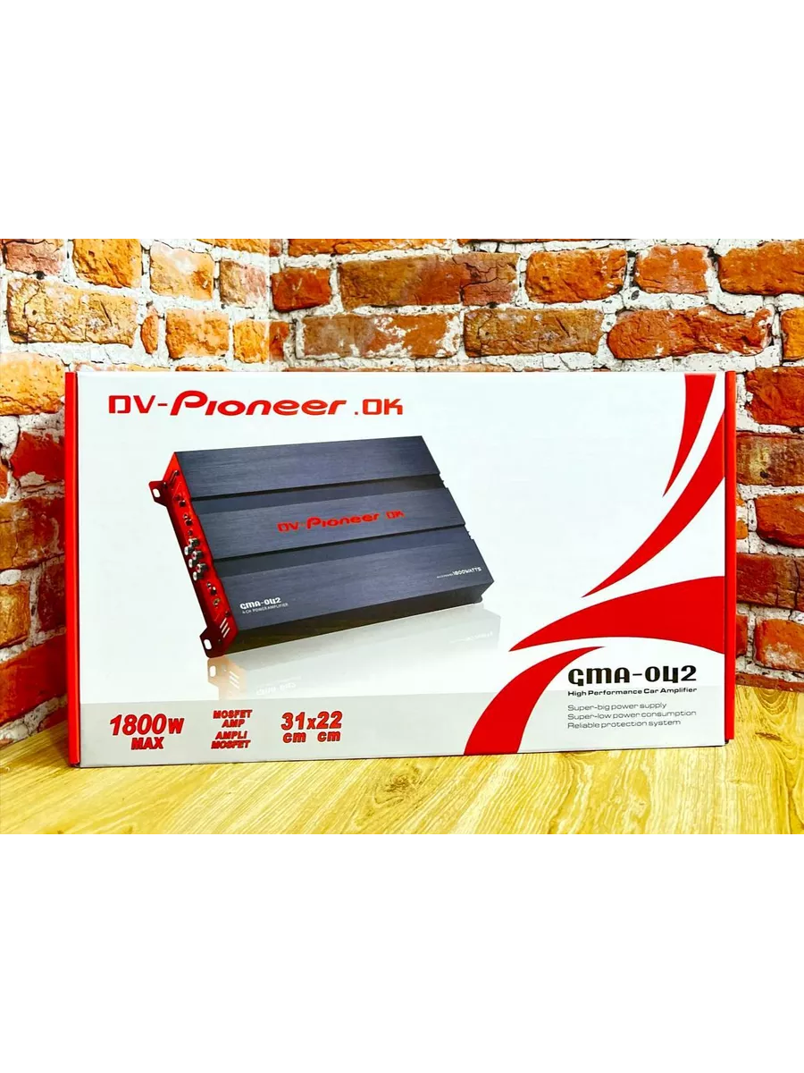 4 канальный усилитель 1800w Pioneer 205524374 купить за 3 144 ₽ в  интернет-магазине Wildberries