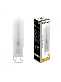 Лампа светодиодная Feron LB-431 G9 7W 230V 2700K FERON 205605167 купить за 314 ₽ в интернет-магазине Wildberries