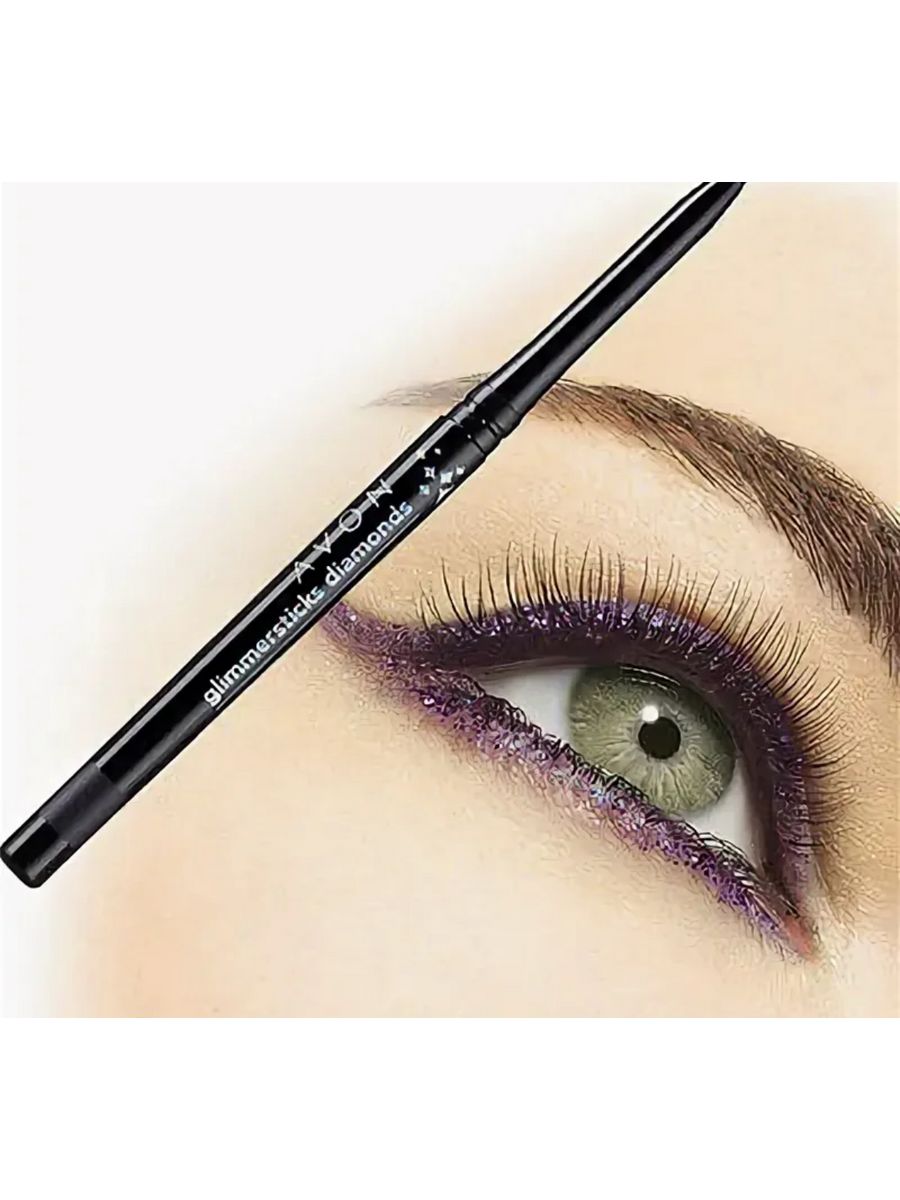 Карандаш avon. Avon Glimmerstick Diamonds Eye Liner. Карандаш Диамант эйвон. Карандаш для глаз Диамант эйвон. Glimmerstick Avon карандаш для глаз.