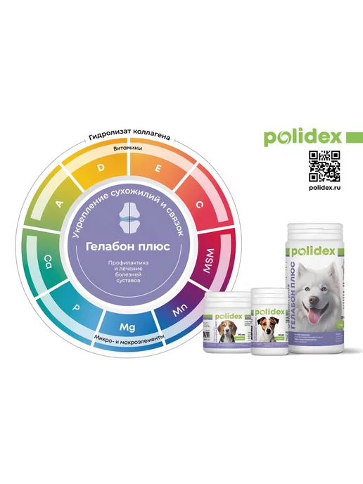 polidex Витамины для собак Gelabon 60 Гелабон, 60, фото 2