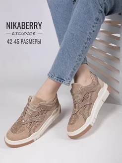 Кеды натуральные на платформе NIKABERRY 205775855 купить за 5 520 ₽ в интернет-магазине Wildberries