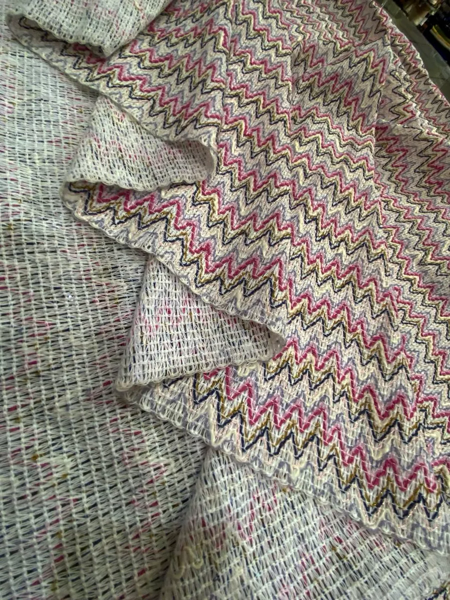 Итaльянскaя ткaнь, Вязаный трикотаж Missoni, 1,4m х 1,3m Vintage.krd/  Итальянские ткани 205873888 купить за 4 037 ₽ в интернет-магазине  Wildberries