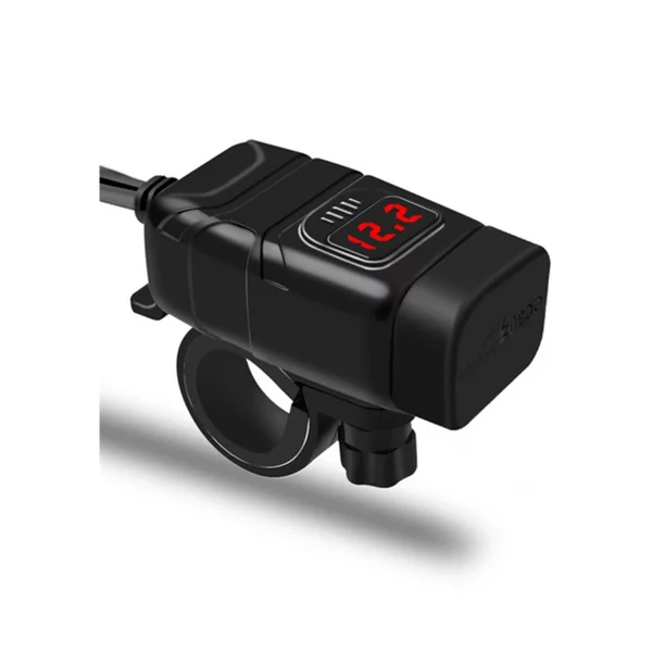 Зарядное устройство на руль мото, USB 3.0, Type-C, 40 см