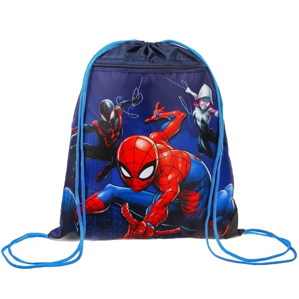 Мешок для обуви с карманом 35х42 см Человек паук