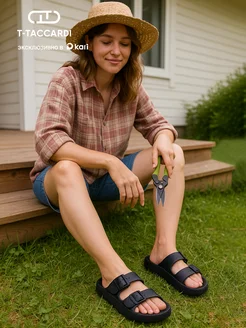 Шлепки женские резиновые летние пляжные T.TACCARDI 205917332 купить за 567 ₽ в интернет‑магазине Wildberries