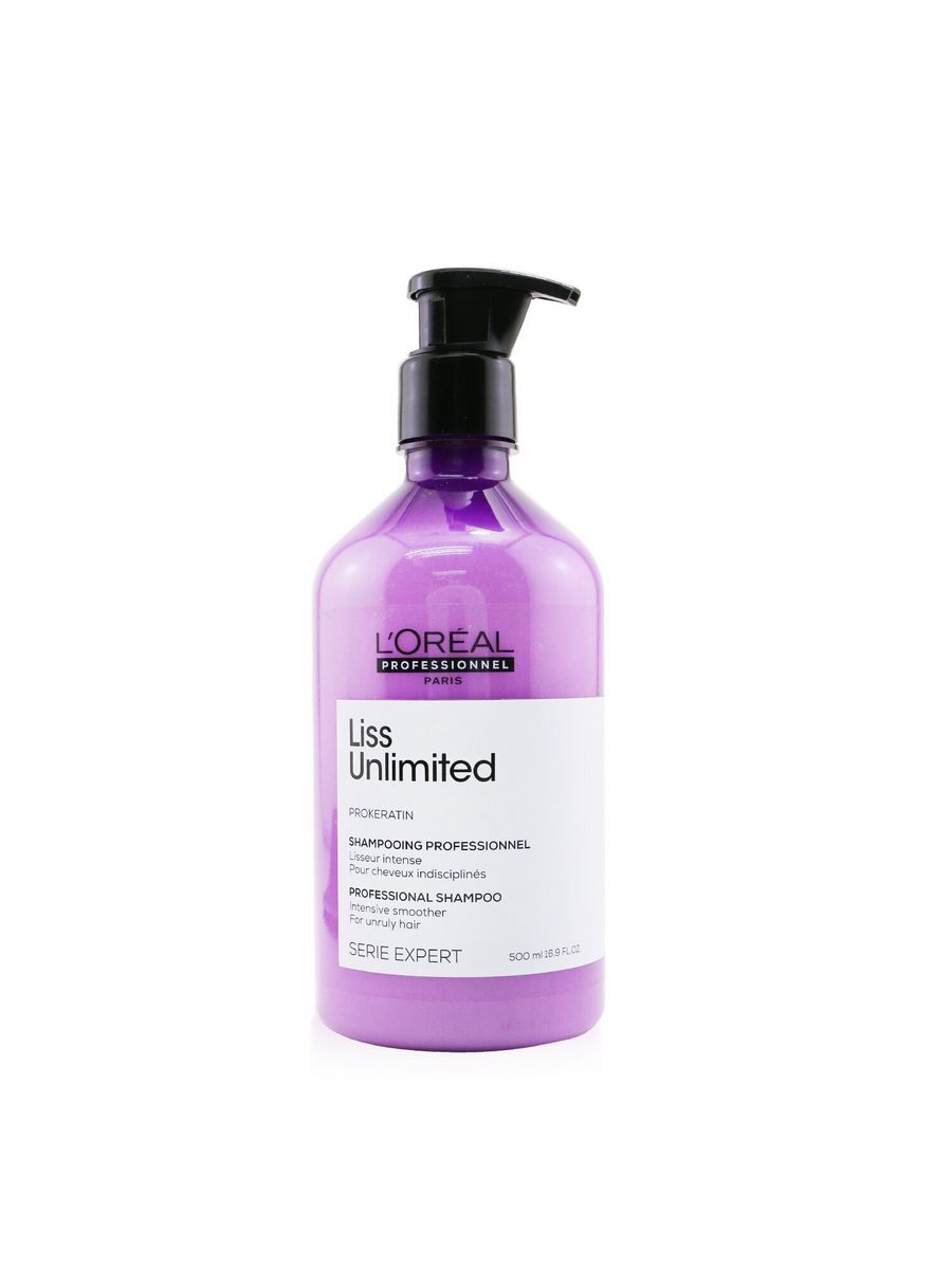 L oreal professionnel serie expert liss unlimited. L’Oreal Professionnel Liss Unlimited Prokeratin Shampoo. 'Oreal Professionnel serie Expert Liss. Разглаживающий шампунь для непослушных волос. Serie Expert Liss Unlimited.