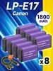 4 шт аккумулятор LP-E17 с входом Type-C для Canon PALO 205925154 купить за 3 203 ₽ в интернет‑магазине Wildberries