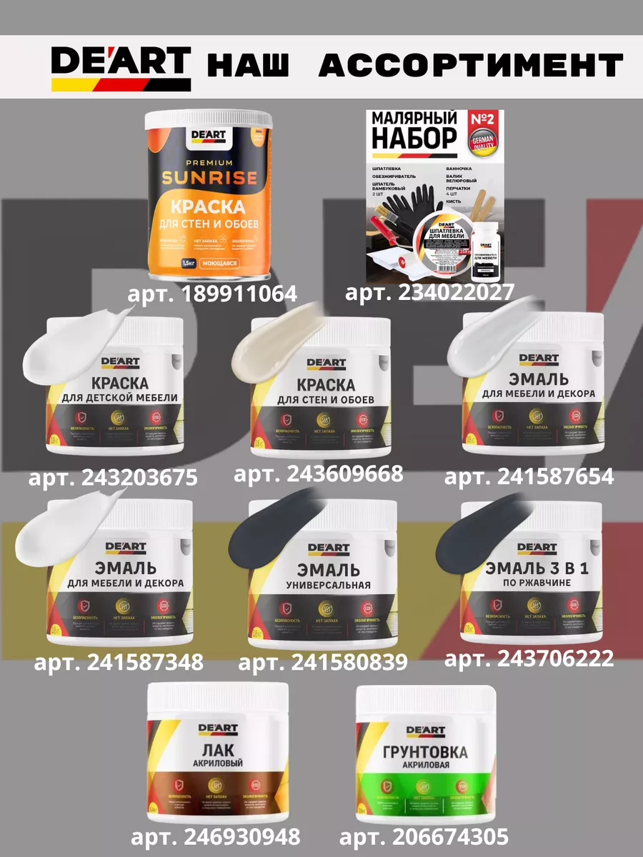 Краска для мебели и декора белая матовая фото 16