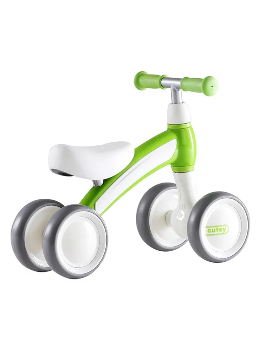 QPlay Детский беговел CUTEY Green от года до 3-х лет, зеленый, фото 3