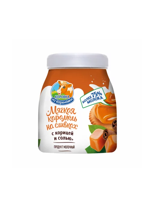 Коровка из Кореновки Мягкая карамель на сливках с корицей и солью, КизК, 340 г, 340 г, фото 2