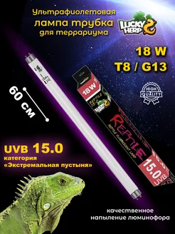 Лампа ультрафиолетовая для террариума Т8 UVB 15.0 18W Lucky Herp 206040410 купить за 1 460 ₽ в интернет-магазине Wildberries