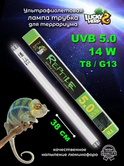 Лампа ультрафиолетовая для террариума Т8 UVB 5.0 14W Lucky Herp 206052545 купить за 1 071 ₽ в интернет-магазине Wildberries