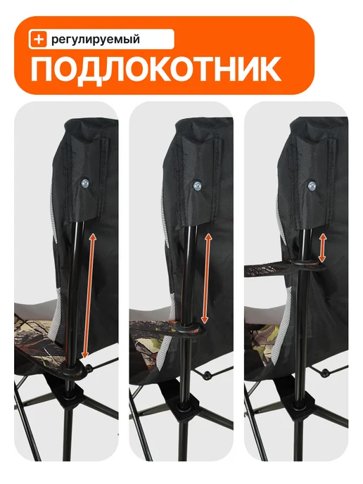 PRESIDENT FISH Стул туристический 8713 010 зеленый, вариант, фото 4