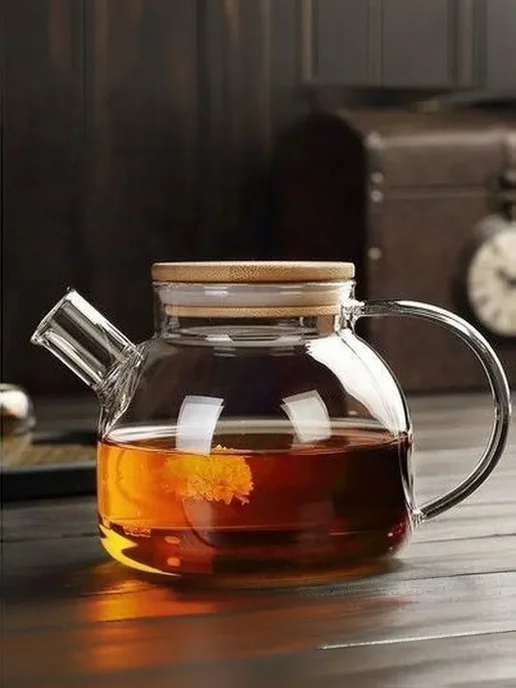 Personal Cuisine Чайник заварочный термостекло "Granat" 600 мл, 600 мл, фото 7