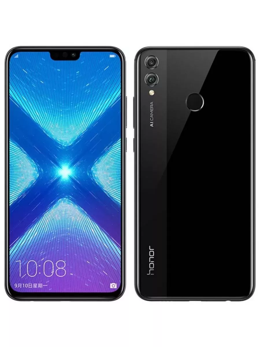 Смартфон Honor 8X 6/128 Gb, черный Cosmix 206295795 купить за 7 168 ₽ в  интернет-магазине Wildberries