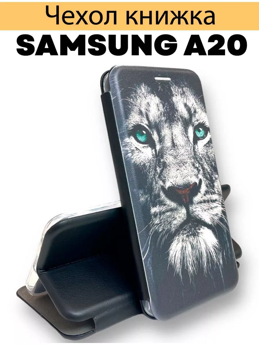 Чехол с принтом на samsung galaxy A20 книжка на самсунг А20 чехол смарт  206339092 купить за 440 ₽ в интернет-магазине Wildberries