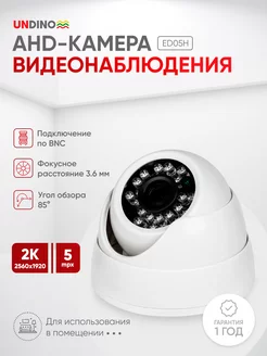 Камера AHD 5Мп UD-ED05H для помещения Undino 206355302 купить за 1 505 ₽ в интернет-магазине Wildberries