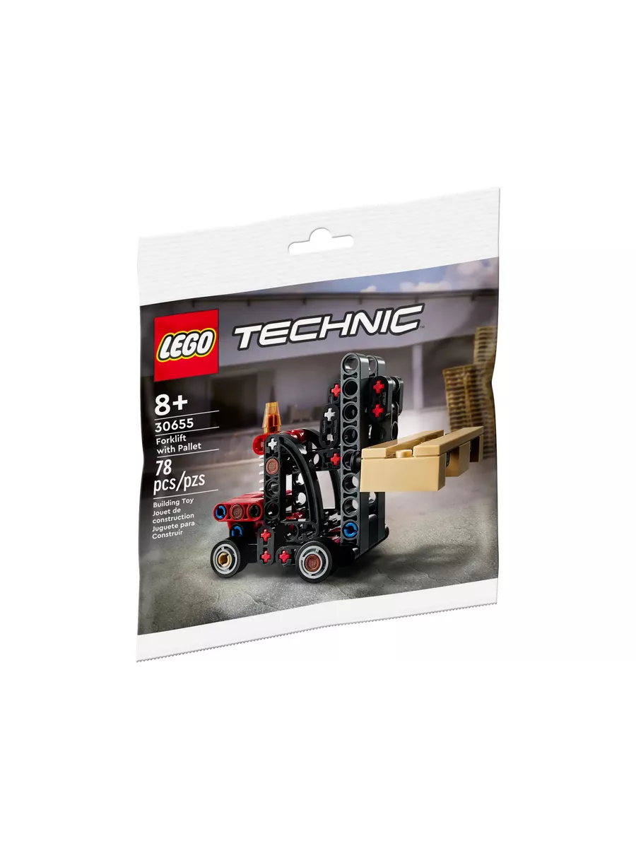 Technic «Вилочный погрузчик с поддоном» 30655 Lego. 206395792 купить в  интернет-магазине Wildberries