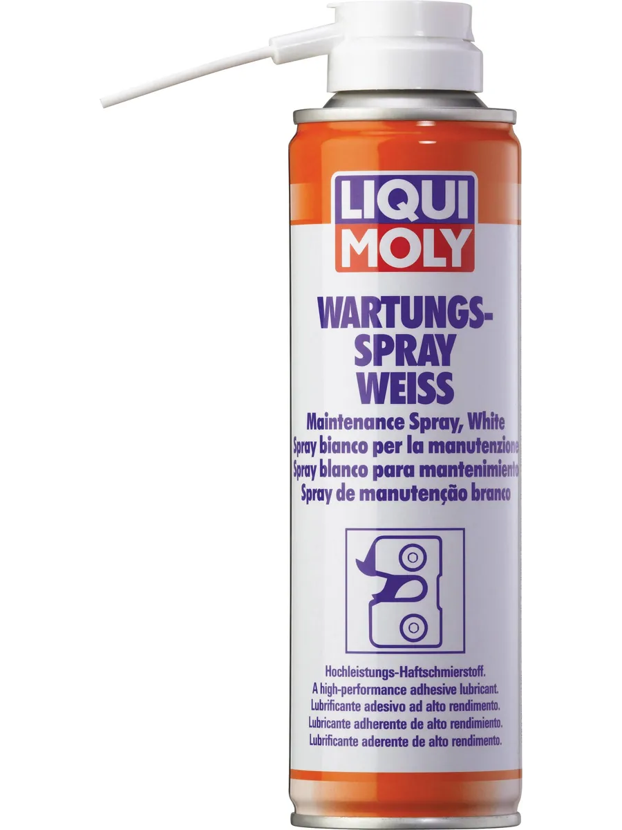 Смазка грязеотталкивающая белая Wartungs-Spray weiss, 250...