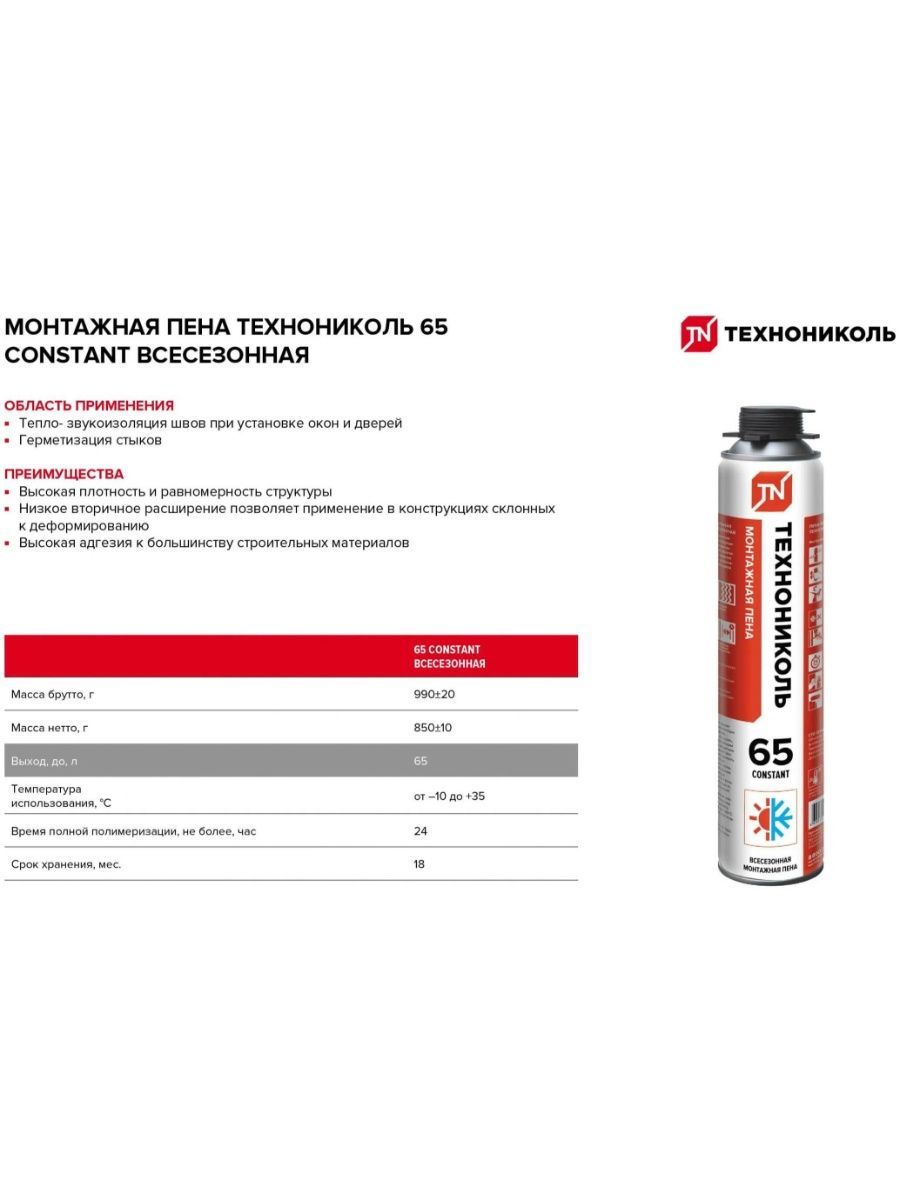 Пена монтажная ТЕХНОНИКОЛЬ Константа 65 профессиональная всесезонная. Пена ТЕХНОНИКОЛЬ 70 professional всесезонная. Пена монтажная проф ТЕХНОНИКОЛЬ constant 65. Клей-пена ТЕХНОНИКОЛЬ professional для пенополистирола.