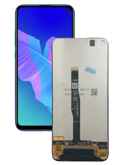 Манхэттен Life Дисплей для телефона Huawei P40 Lite (JNY-LX1), черный, фото 2