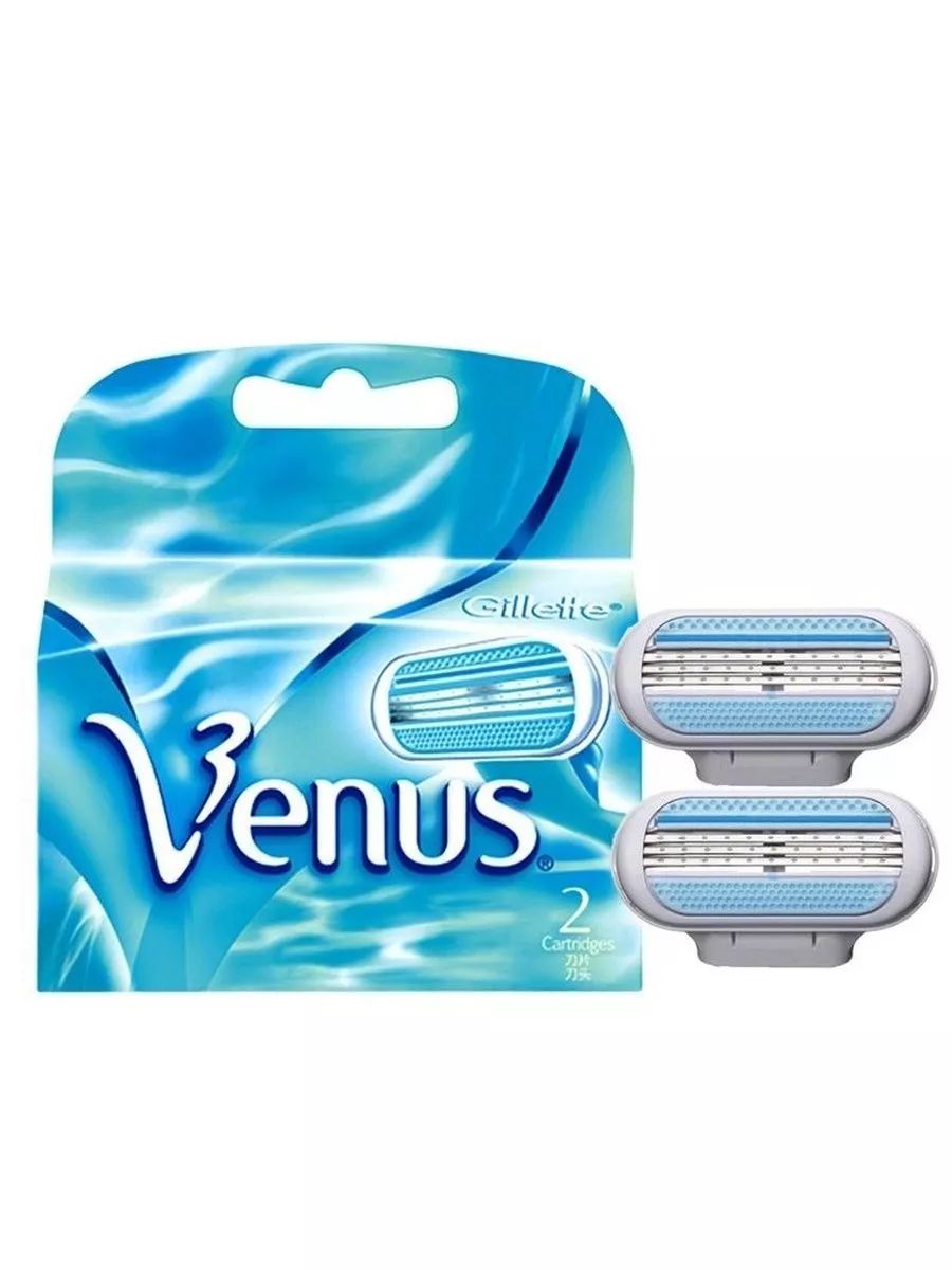 Venus 2 кассеты. Venus кассета женская 2шт.