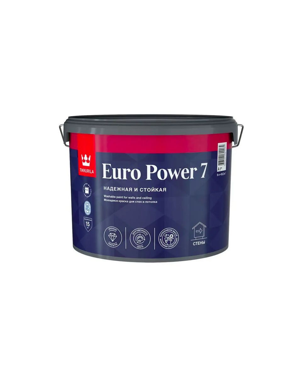 Euro matt 3. Краска Euro Matt 3. Краска Tikkurila 9л. Tikkurila Euro Matt 3. Тиккурила евро повер 7.