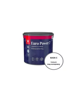 Краска для стен и потолка EURO POWER 7, матовая, база C 2,7л Tikkurila 206768614 купить за 2 292 ₽ в интернет-магазине Wildberries