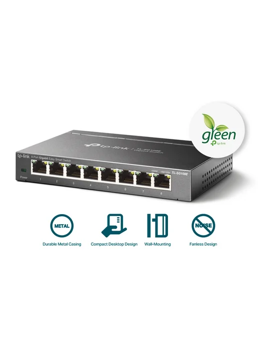 TP-link Коммутатор TL-SG108E, 1 ГБ, фото 3