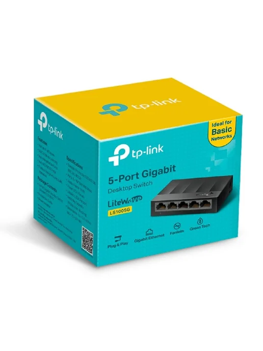TP-link Коммутатор настольный LS1005G, 1,005 кг, фото 6
