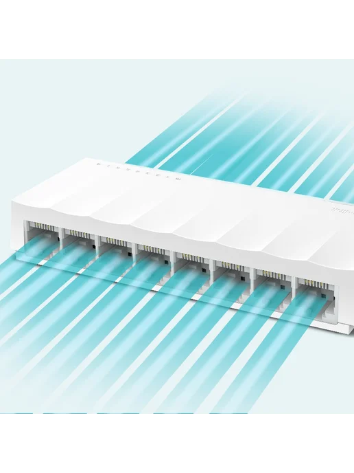 TP-link Коммутатор сетевой LS1008 неуправляемый 8xRJ45 100Мбит с, вариант, фото 2