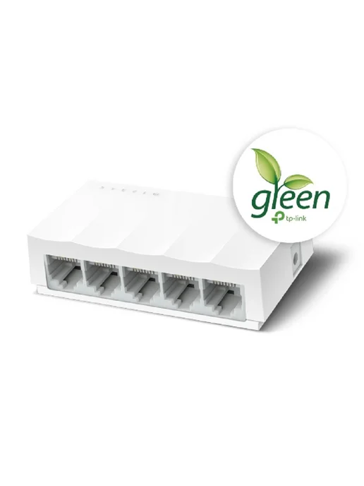 TP-link Коммутатор сетевой LS1005 неуправляемый, 5xRJ45 100Мбит с, сетевой неуправляемый 5xRJ45 100Мбит, фото 5